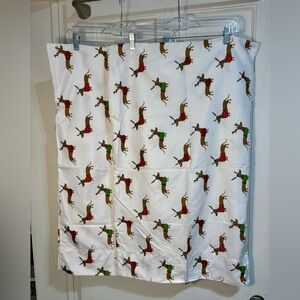 Pair of Christmas Daschund Standard Pillowcases